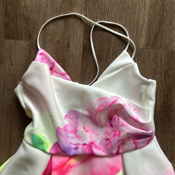 ASOS Floral Cross Back Midi Dress - Picture 2 of 5